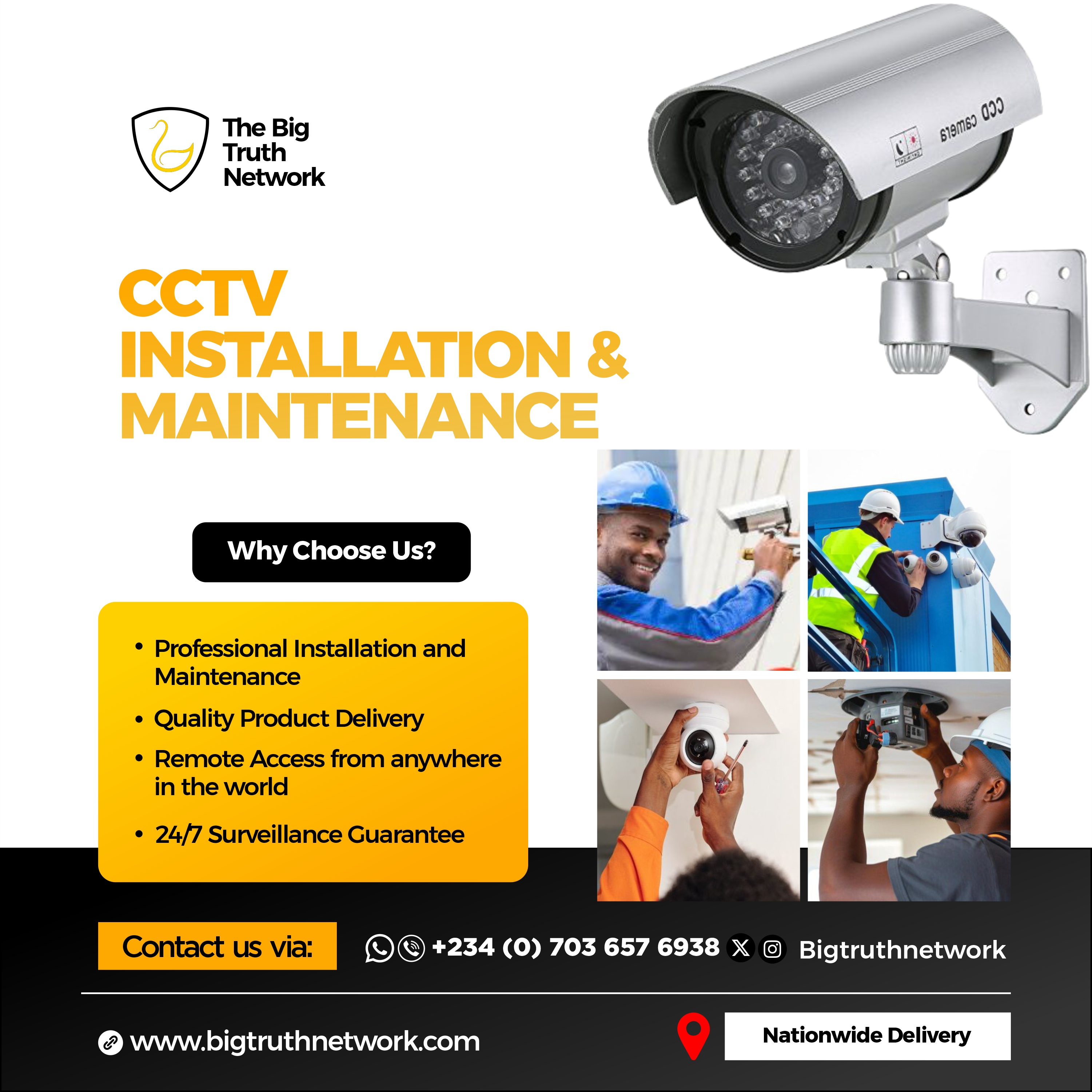CCTV INSTALLATION & MAINTENANCE - Project snapshot